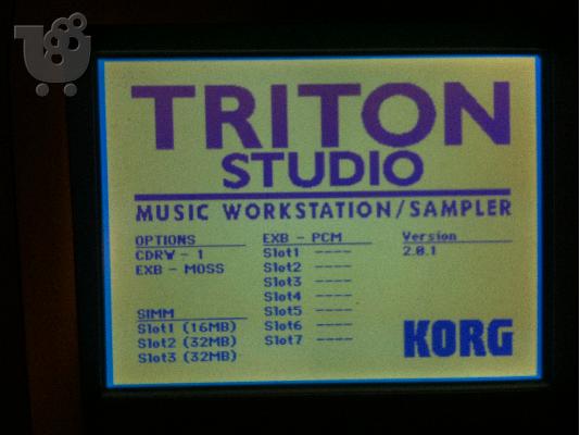 KORG TRITON STUDIO MOSS!!!!!!